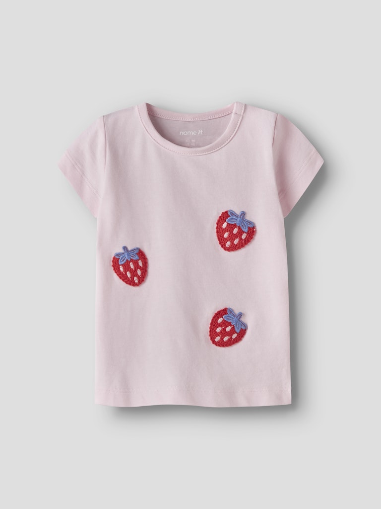 NAME IT Jeanelle TOP in Cradle Pink angled view