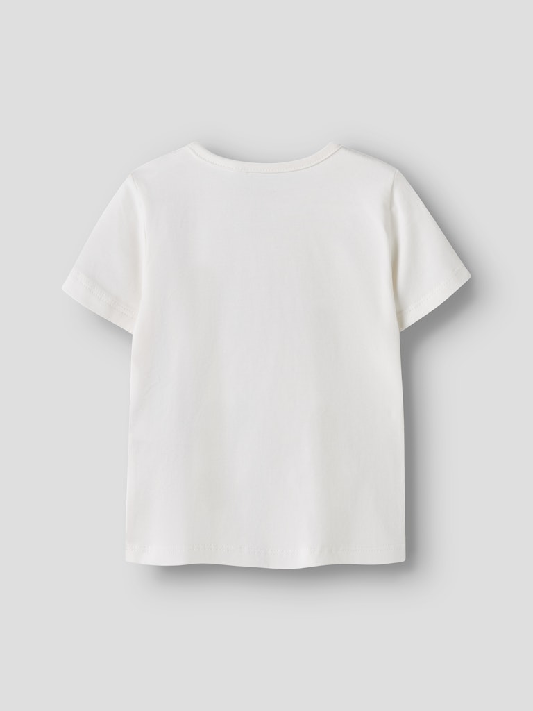 NAME IT Jefrey Short Sleeve Top in Cloud Dancer back view