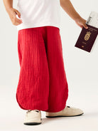 NAME IT Julita Red Pant Urban Red front view