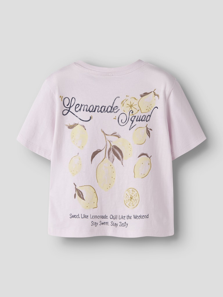 NAME IT Jaysline Short Sleeve Top Bright White close up view