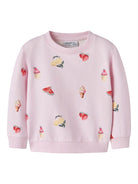 NAME IT Jovina Long Sleeve Sweat Cradle Pink front view