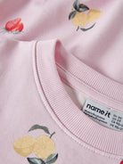 NAME IT Jovina Long Sleeve Sweat peyote melange back view