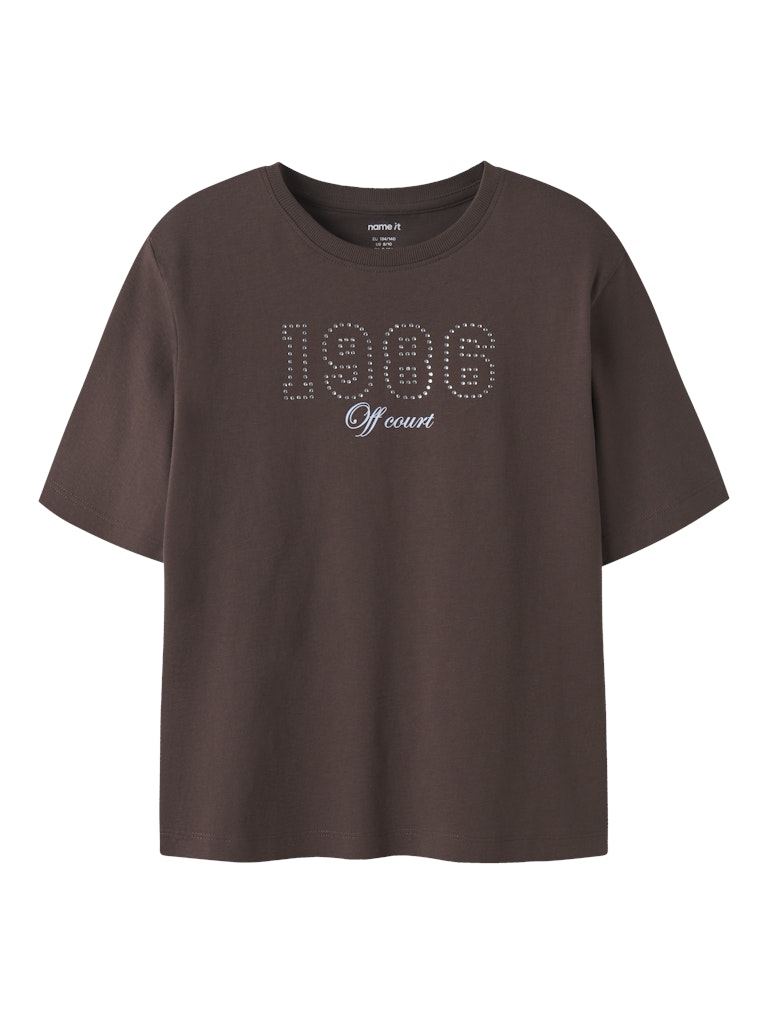 NAME IT Karina Short Sleeve Top in Shopping Bag front view