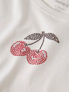 NAME IT Karina Short Sleeve Top Raindrops On Roses alternate view
