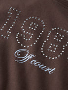 NAME IT Karina Short Sleeve Top Wispy Clouds close up view