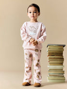 NAME IT Kianna Flared Legging in Lotus printed flared leggings