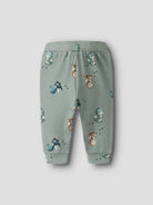 NAME IT Karlos Pant in Green Milieu back view