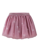 NAME IT Kira Tulle Skirt in lilas front view