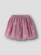 NAME IT Kira Tulle Skirt in lilas angled view