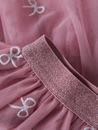 NAME IT Kira Tulle Skirt in lilas glitter waistband