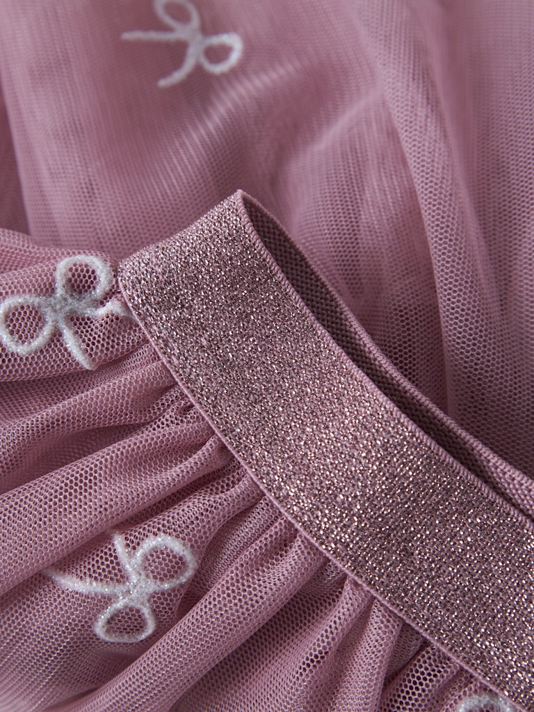 NAME IT Kira Tulle Skirt in lilas glitter waistband