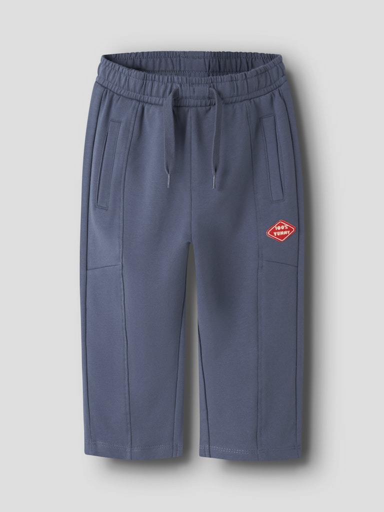 NAME IT Kaster Sweatshirt Pant in Vintage Indigo angled view