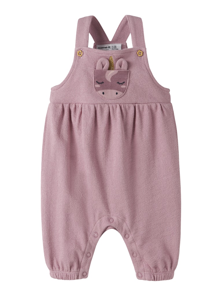 NAME IT Leah Sweatshirt Overall in lilas front view