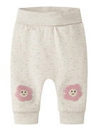 NAME IT Luelle Sweat Pants in peyote melange front view