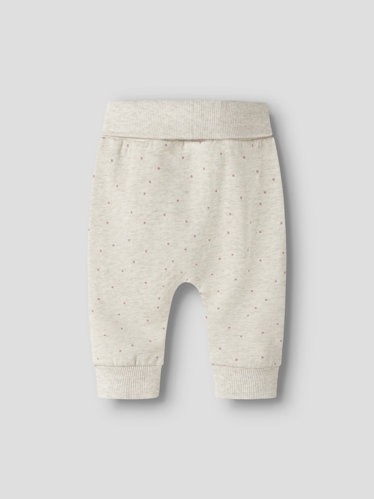 NAME IT Luelle Sweat Pants in peyote melange back view