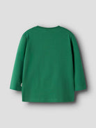 NAME IT Lawrence Long Sleeve Top in Verdant Green back view