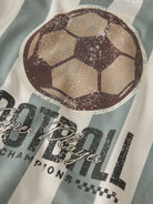 NAME IT Lane Long Sleeve Sweatshirt in Antique White graphic print detail