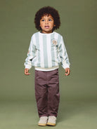 NAME IT Lane Long Sleeve Sweatshirt in Antique White product detail