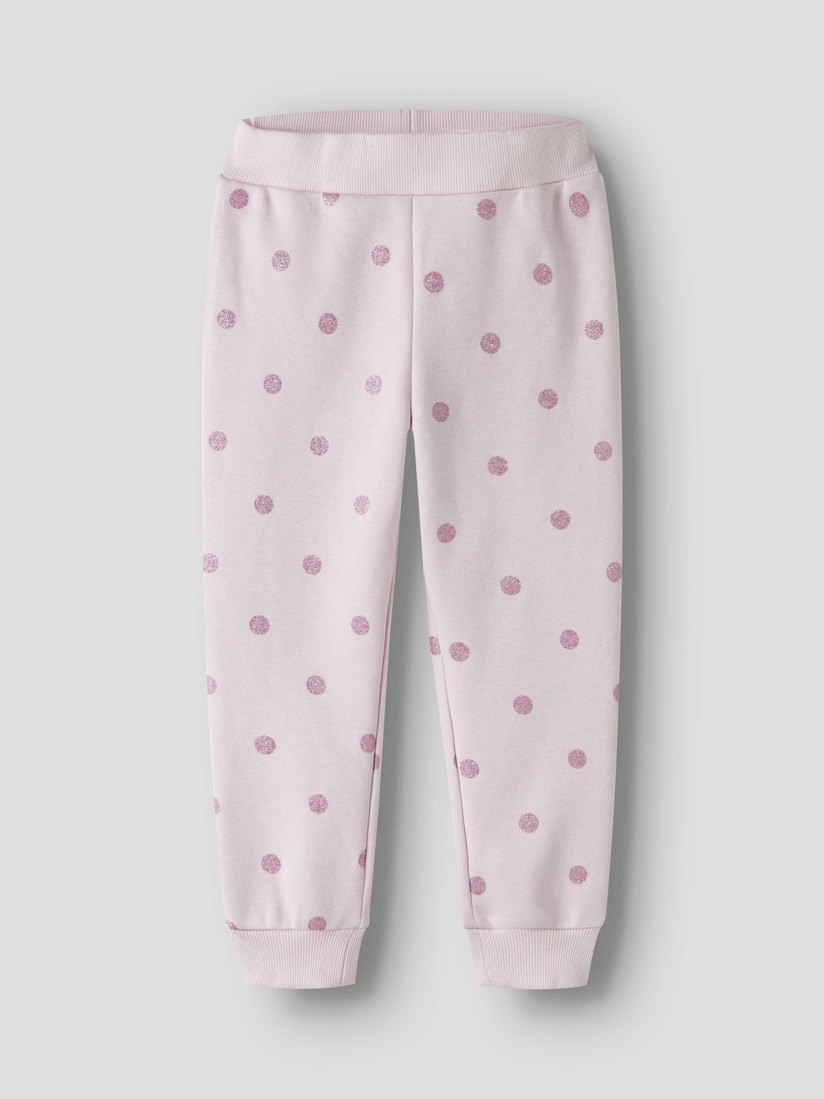 NAME IT Ovidia Trousers Sweatshirt BF in Light Lilac angled view