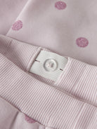 NAME IT Ovidia Trousers Sweatshirt BF in Light Lilac button placket and polka dot detail