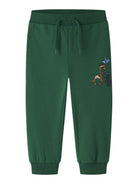 NAME IT Leon Sweat Pants in Evergreen front view