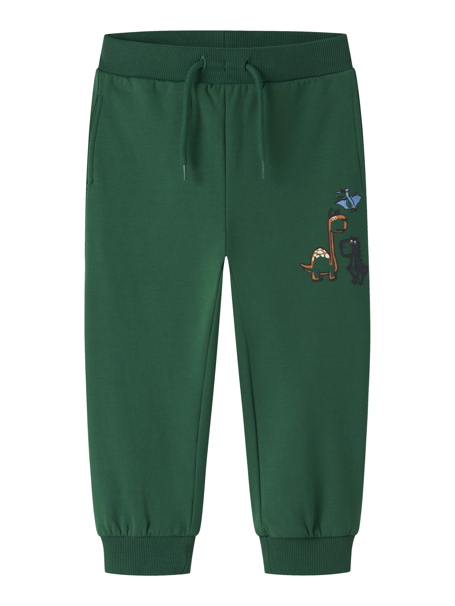 NAME IT Leon Sweat Pants in Evergreen front view