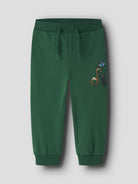 NAME IT Leon Sweat Pants in Evergreen angled view
