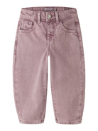 NAME IT Bella Barrel Denim Jeans in Wild Ginger front view