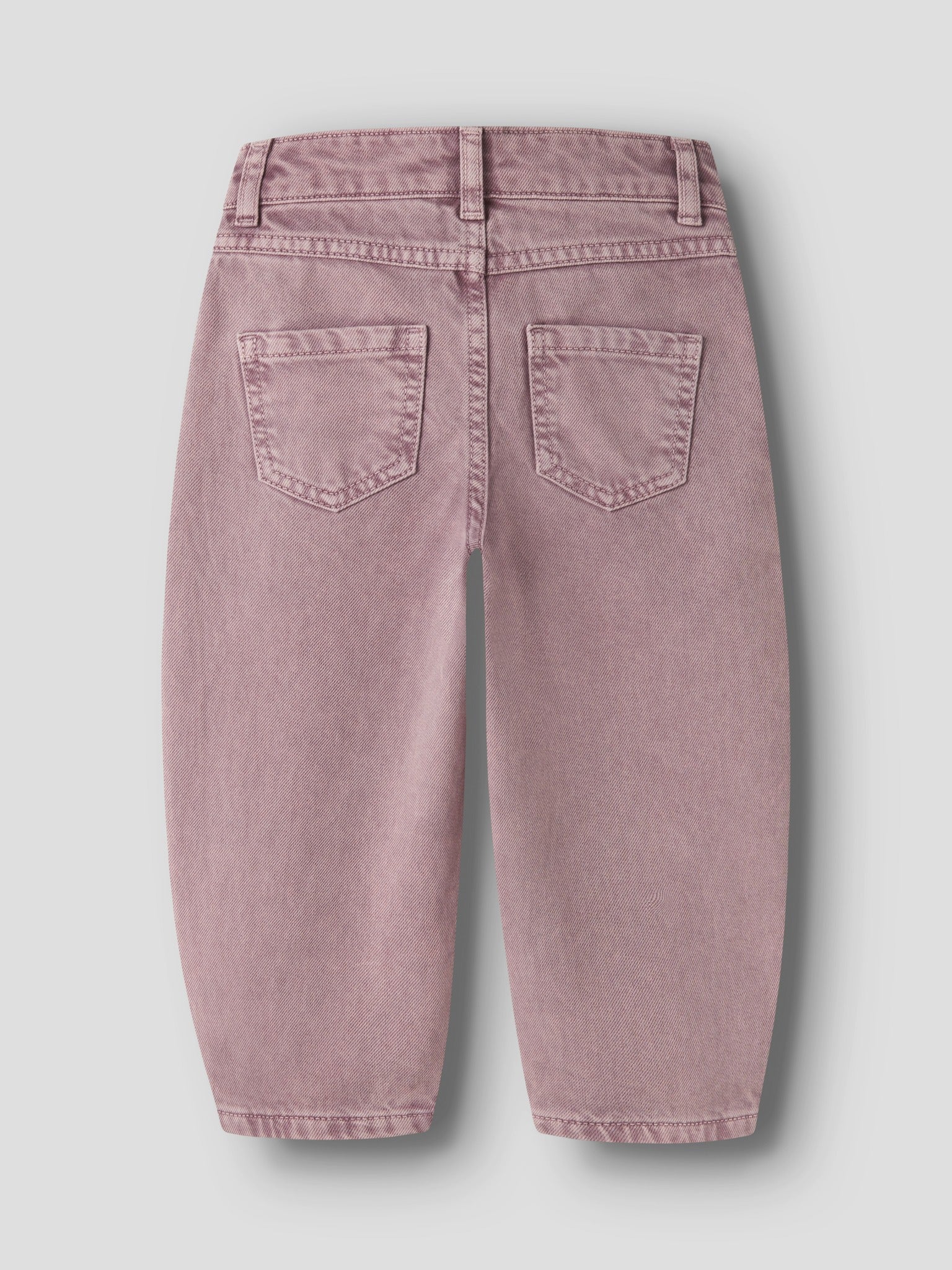 NAME IT Bella BARREL Denim Jeans in Wild Ginger back view