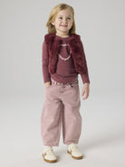 NAME IT Bella Barrel Denim Jeans in Wild Ginger barrel leg