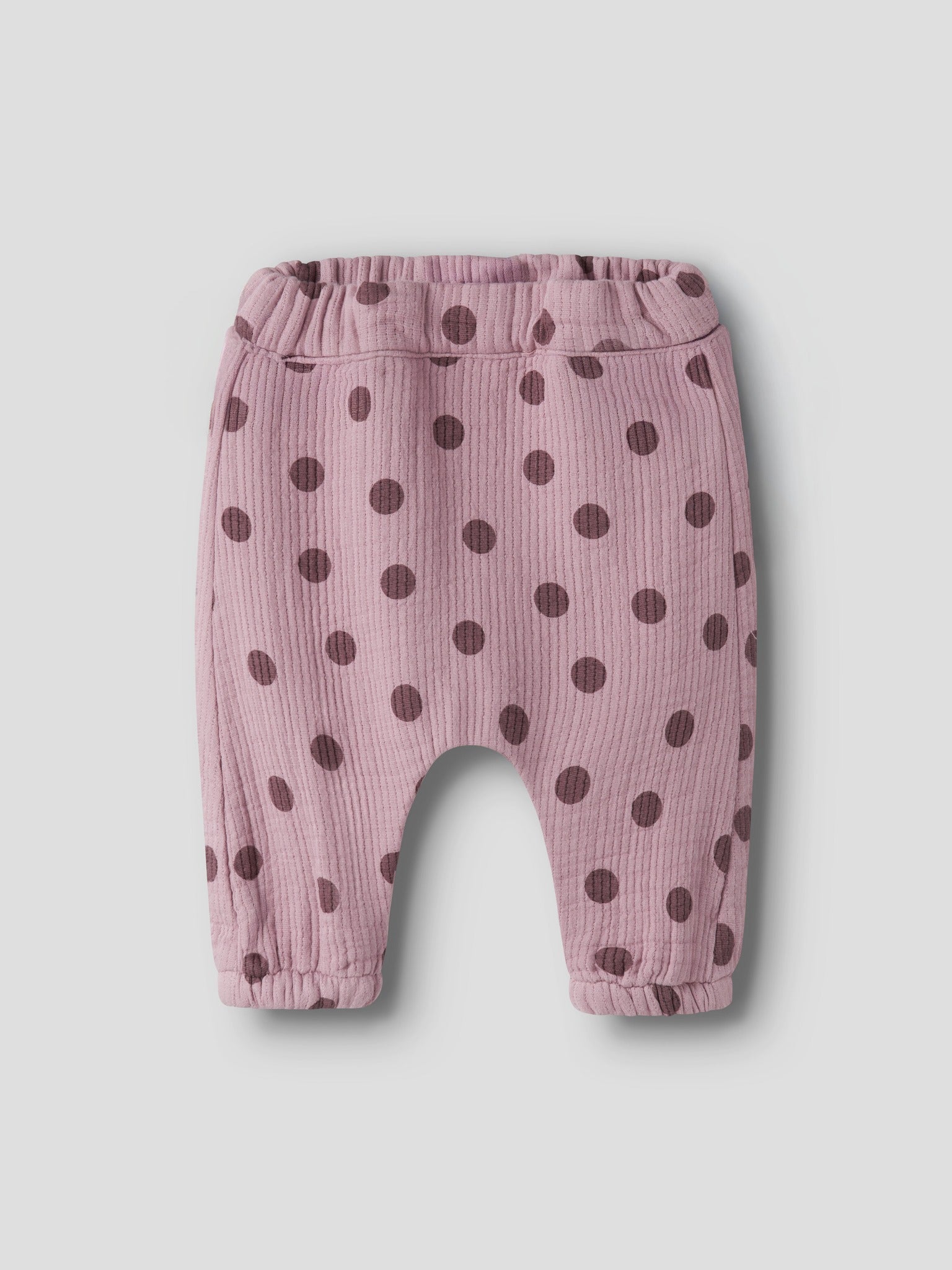 NAME IT Noras Pants in Lilas DOT angled view