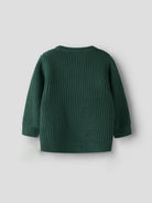 NAME IT Rissi Long Sleeve LOOSE Knit in Botanical Garden back view