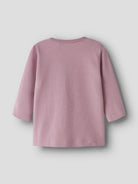 NAME IT Nivas Long Sleeve Top in lilas back view