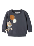 NAME IT Neil Long Sleeve Sweatshirt in Ombre Blue front view
