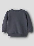 NAME IT Neil Long Sleeve Sweatshirt in Ombre Blue back view