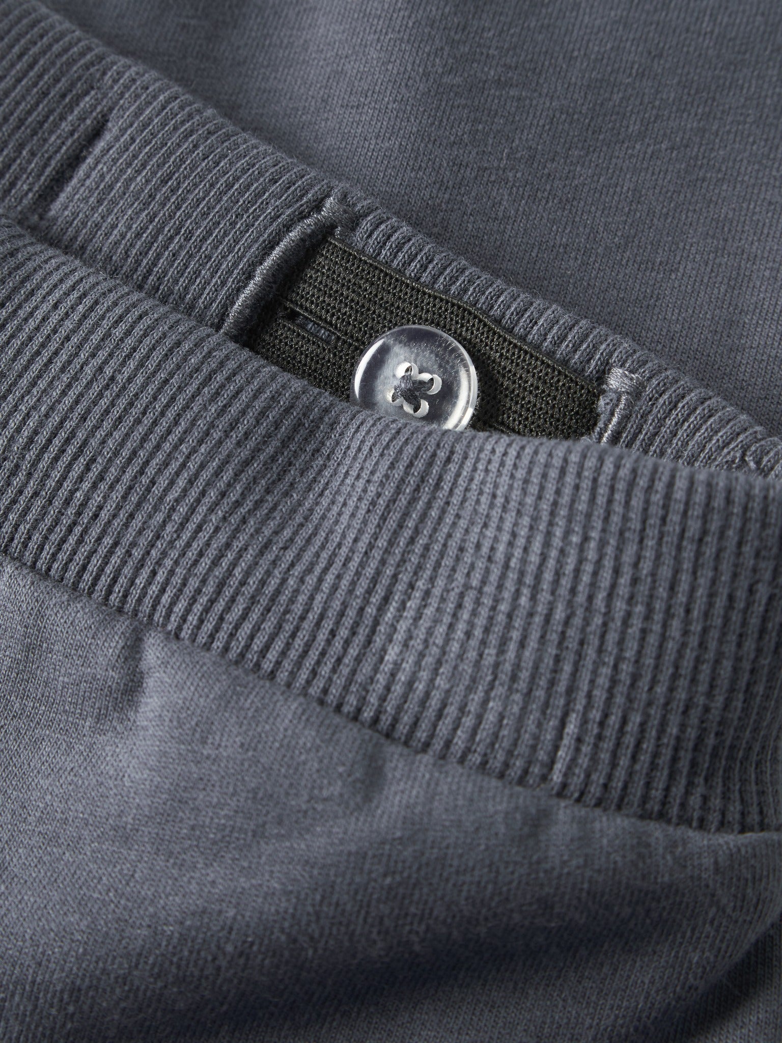 NAME IT Neil Sweat Pants in Ombre Blue waistband button detail