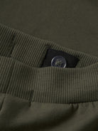 NAME IT Neil Sweat Pants in Olive Night waistband detail
