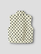 NAME IT Nolpo Short Teddy Vest in Antique White back view