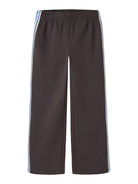 NAME IT Nakuk WIDE Sweat Pants in Chocolate Plum front view