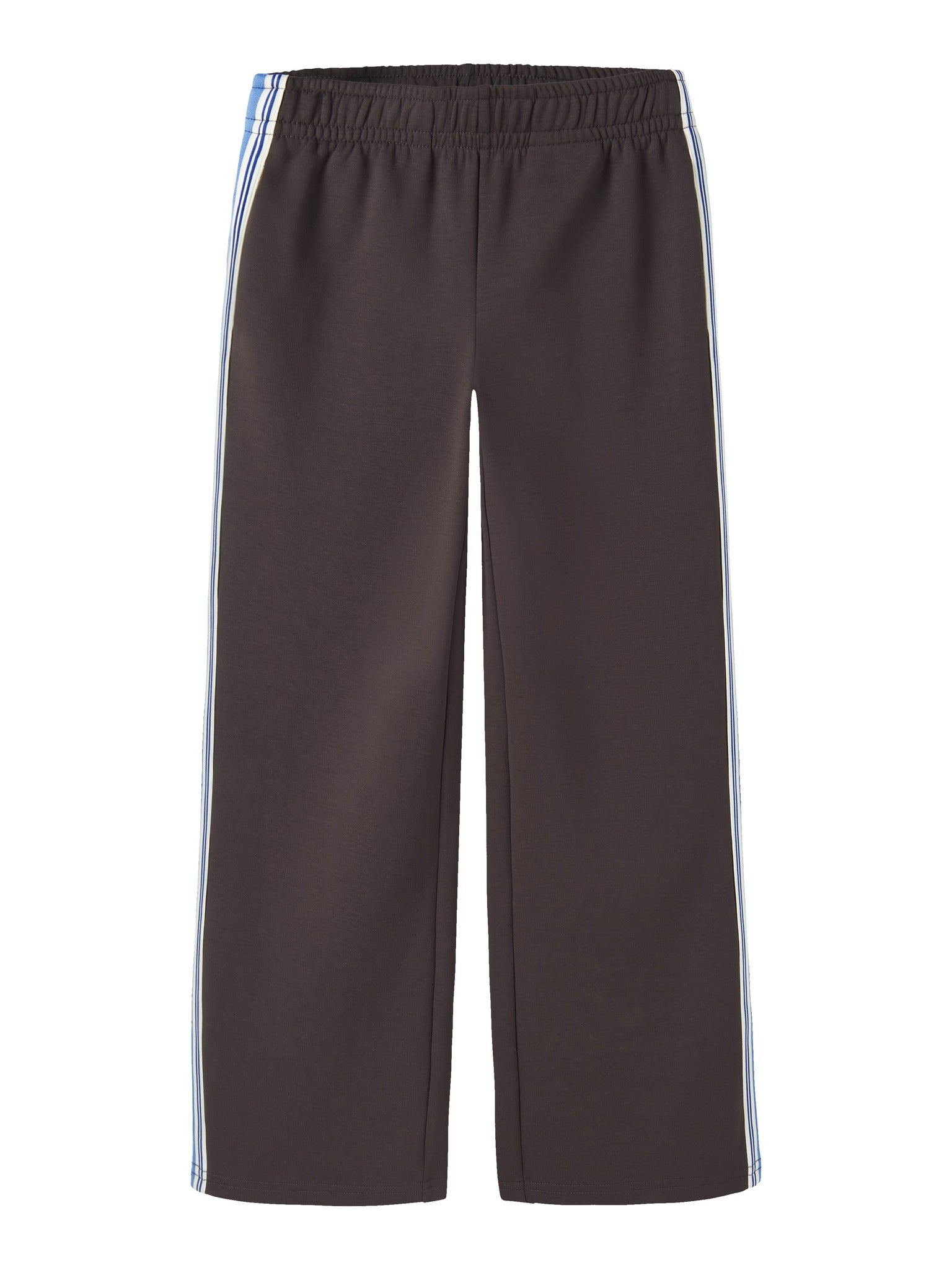 NAME IT Nakuk WIDE Sweat Pants in Chocolate Plum front view