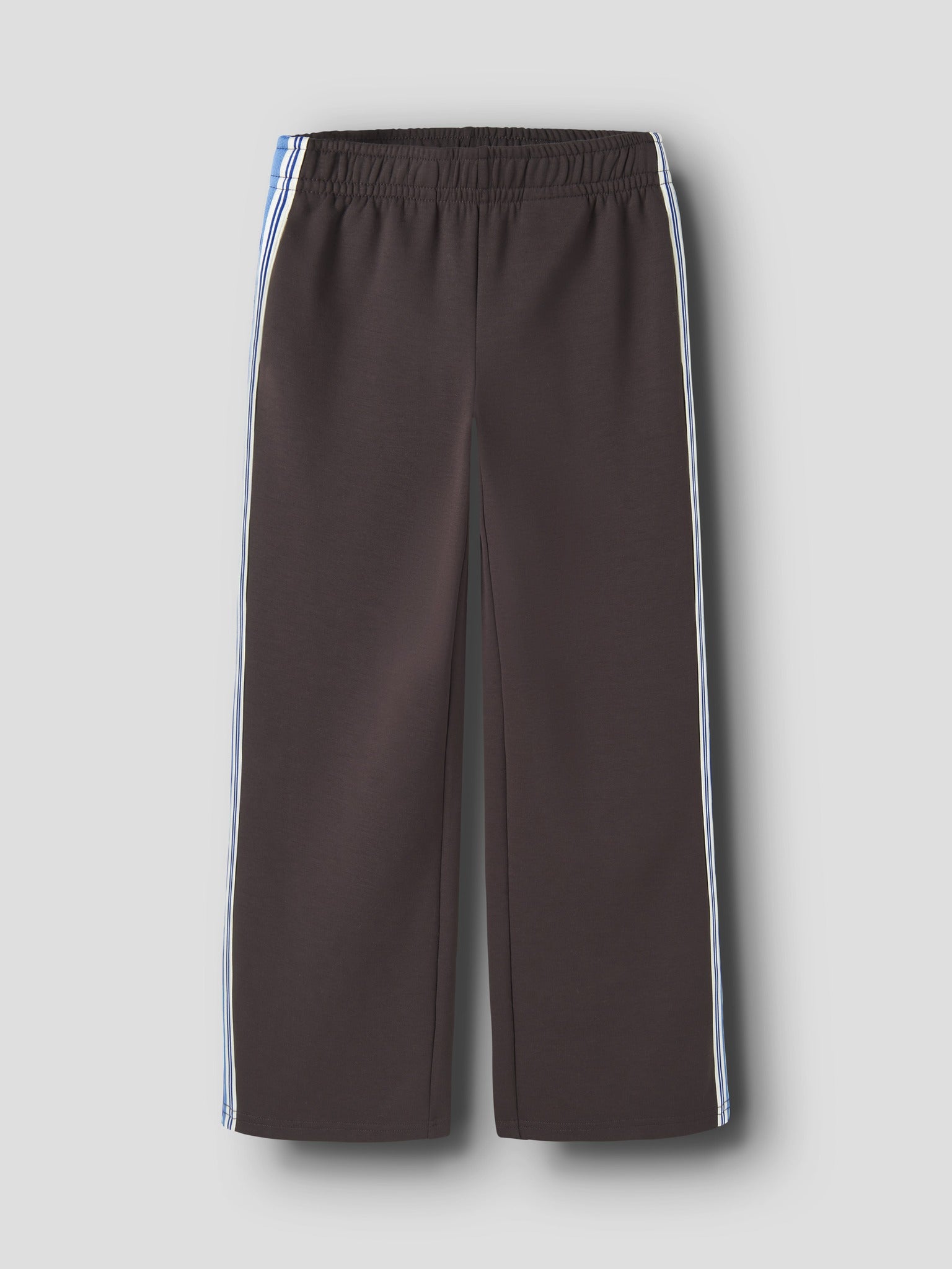 NAME IT Nakuk WIDE Sweat Pants in Chocolate Plum angled view
