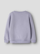 NAME IT Neome Long Sleeve Sweatshirt in Heirloom Lilac back view