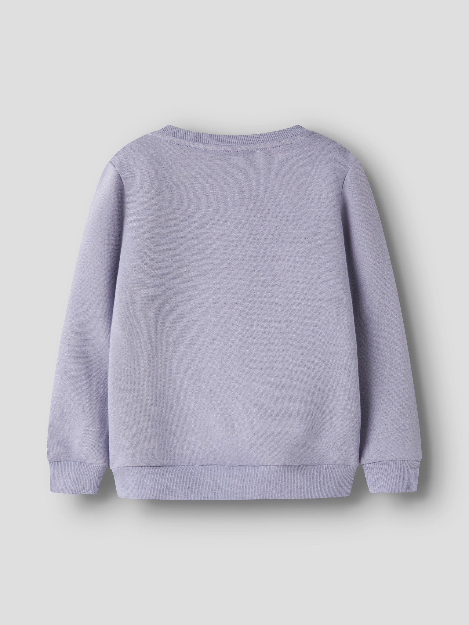 NAME IT Neome Long Sleeve Sweatshirt in Heirloom Lilac back view