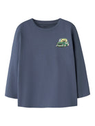 NAME IT Velix Top Vintage Indigo front view