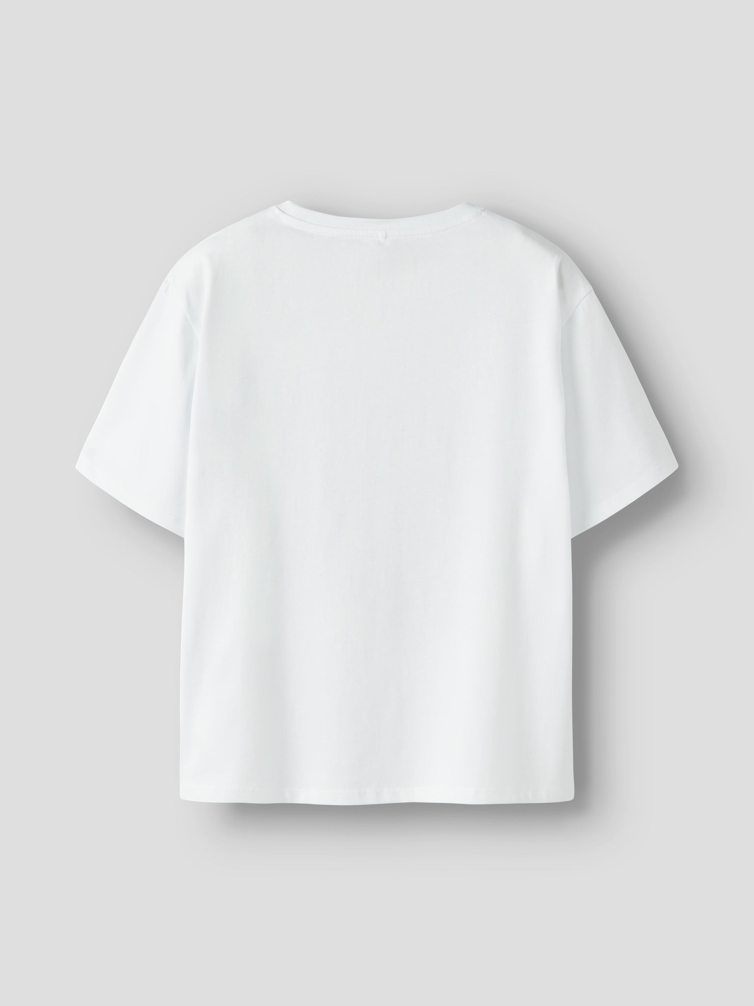 NAME IT Adula Rollings Short Sleeve Top Unv in Bright White back view
