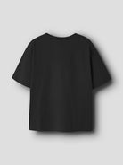 NAME IT Adula Rollings Short Sleeve Top Unv in Black back view