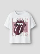 NAME IT Adula Rollings Short Sleeve Top Unv in Bright White angled view