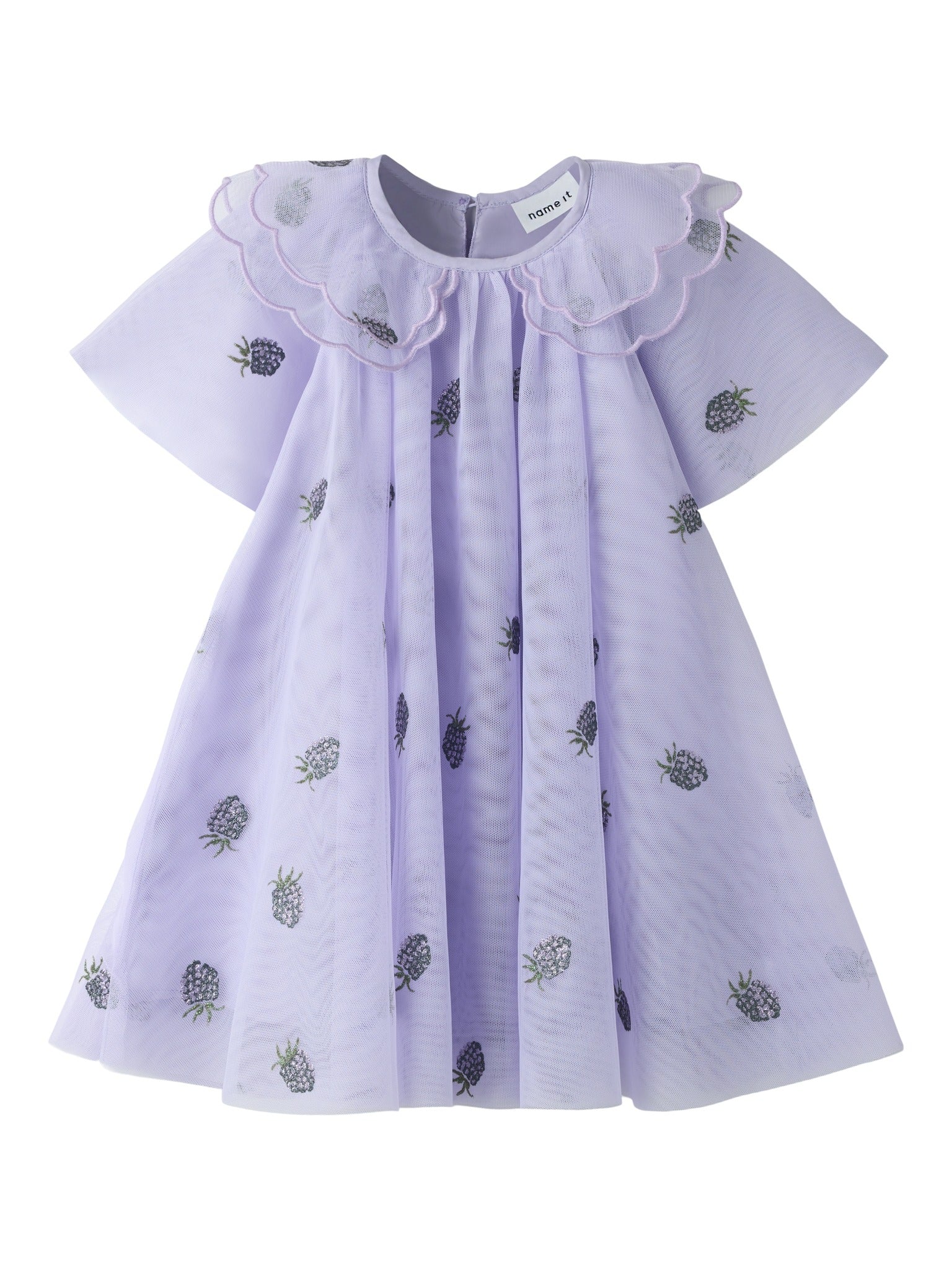 NAME IT Olin Tulle Dress in Heirloom Lilac front view