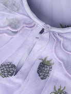 NAME IT Olin Tulle Dress in Heirloom Lilac collar detail