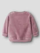 NAME IT Olivine Long Sleeve TEDDY in Lilas back view